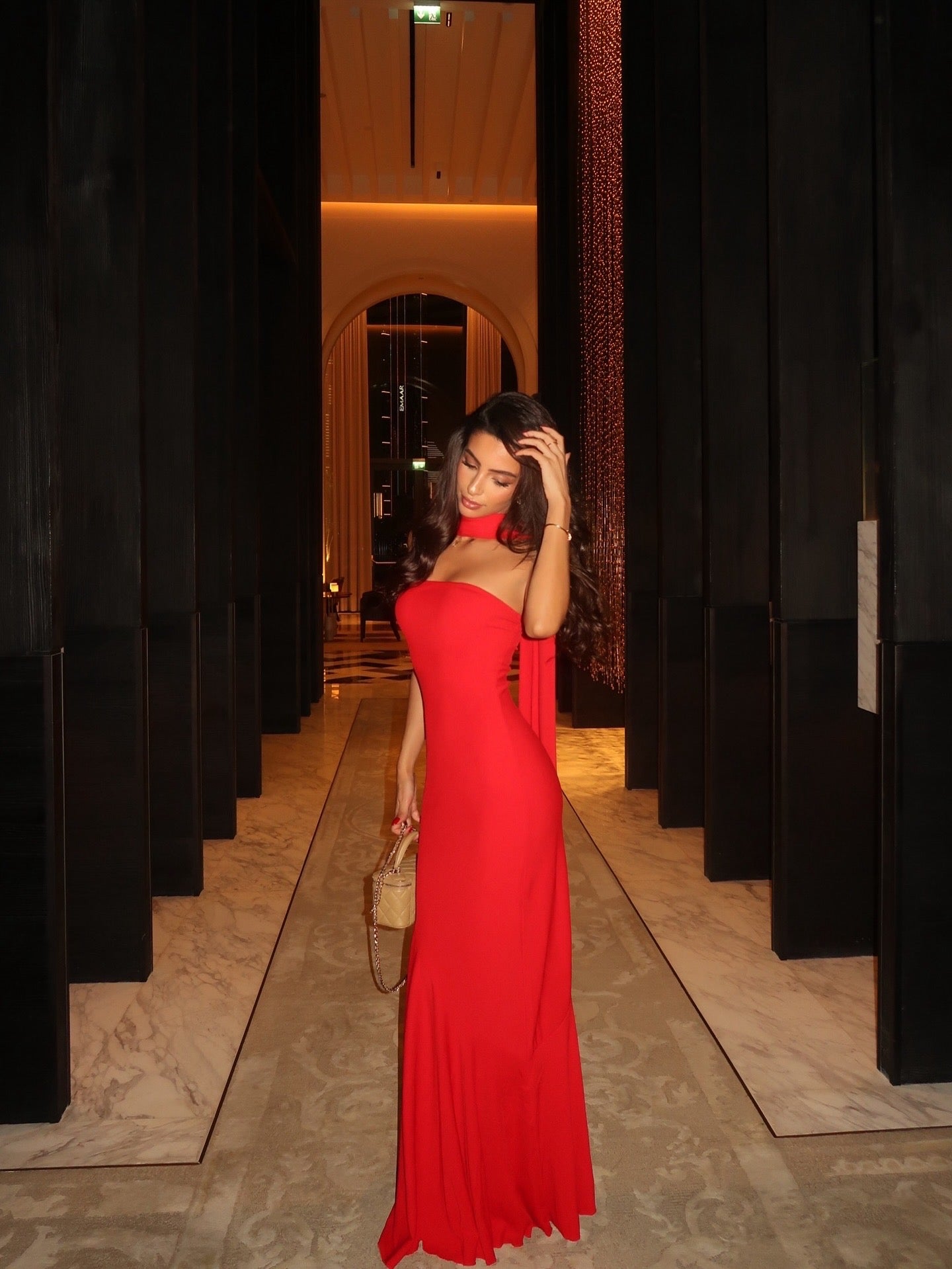 ROBE AMARA ROUGE