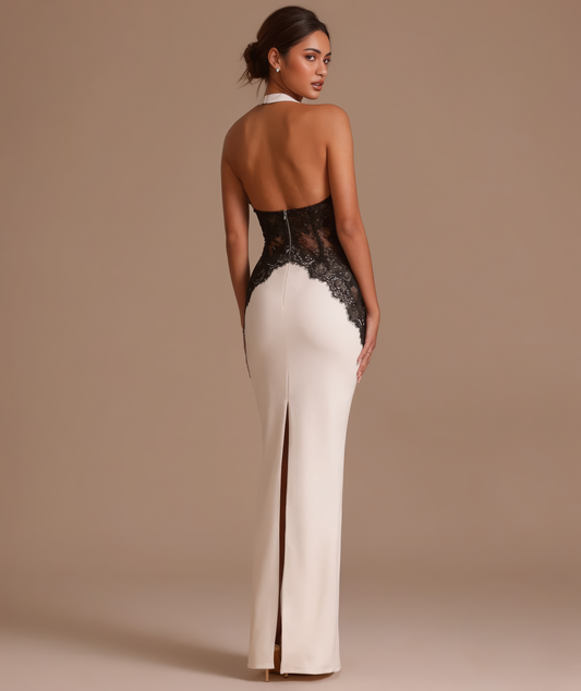Thea open back lace maxi dress by Éna The Label – view 3