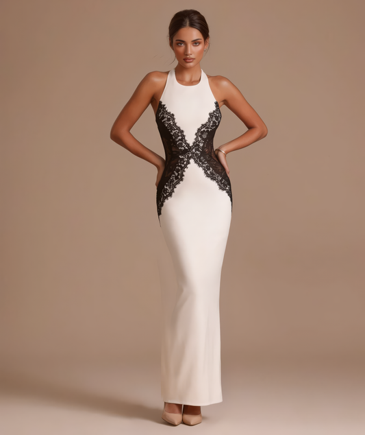 Thea open back lace maxi dress by Éna The Label – view 2