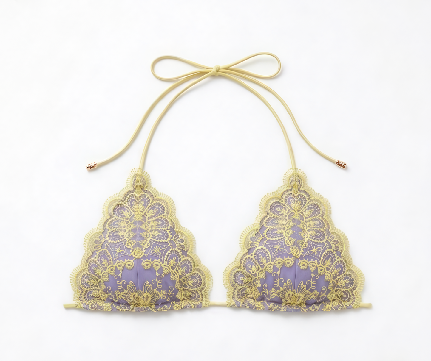 Lilac Lace Bikini Top