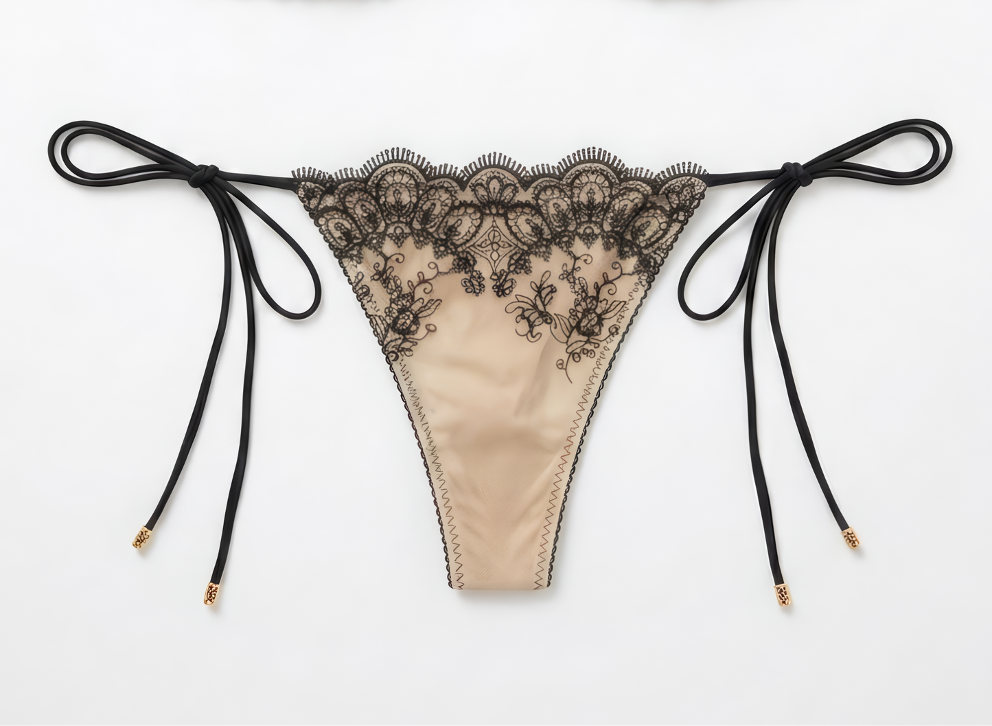 Noir Lace Bikini Bottom